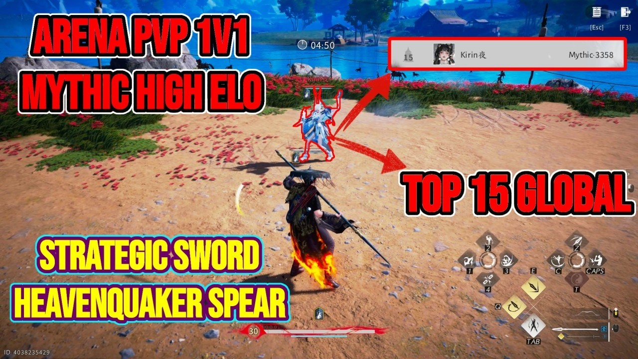 WWM PVP Arena 1v1 Mythic High Elo Strategic Sword Heavenquaker Spear (EP13)