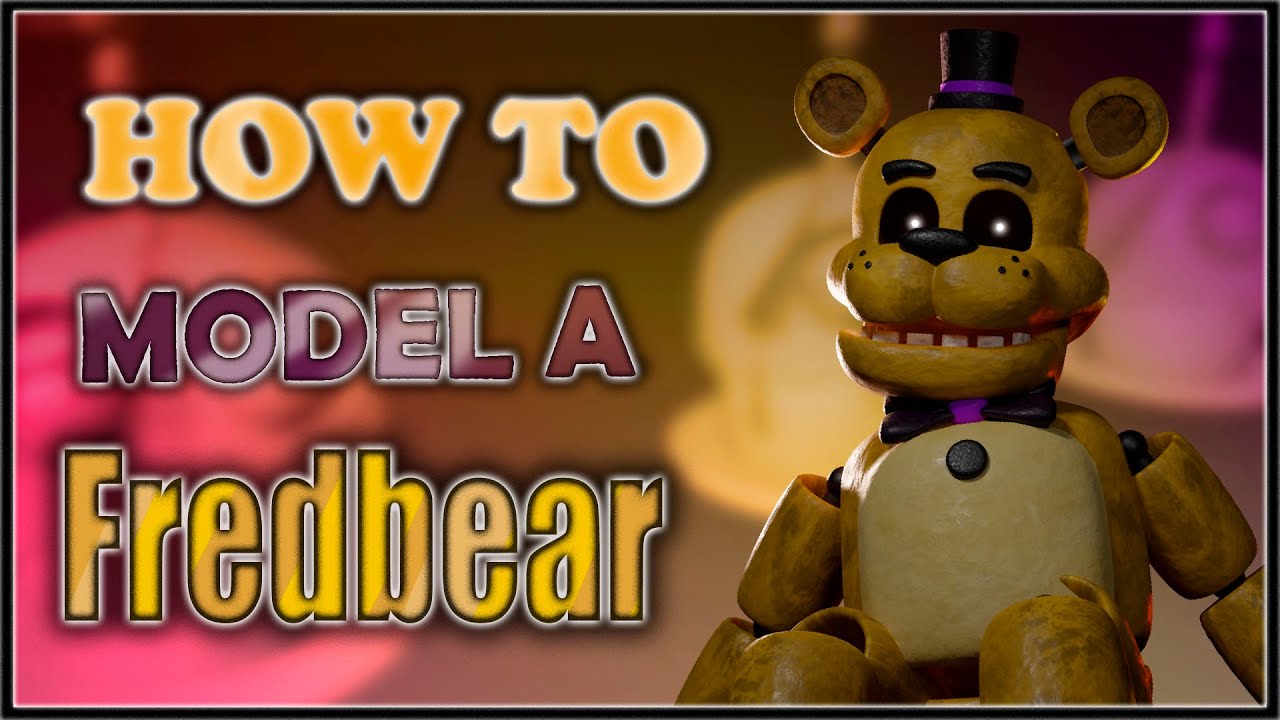 How to model a Plus Golden Freddy (Blender/FNAF) (Speed Modeling)