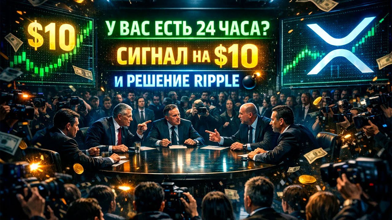 XRP НЕЛЬЗЯ СКОПИРОВАТЬ ❌ У ВАС ЕСТЬ 24 ЧАСА? СИГНАЛ НА $10 И РЕШЕНИЕ RIPPLE 💣