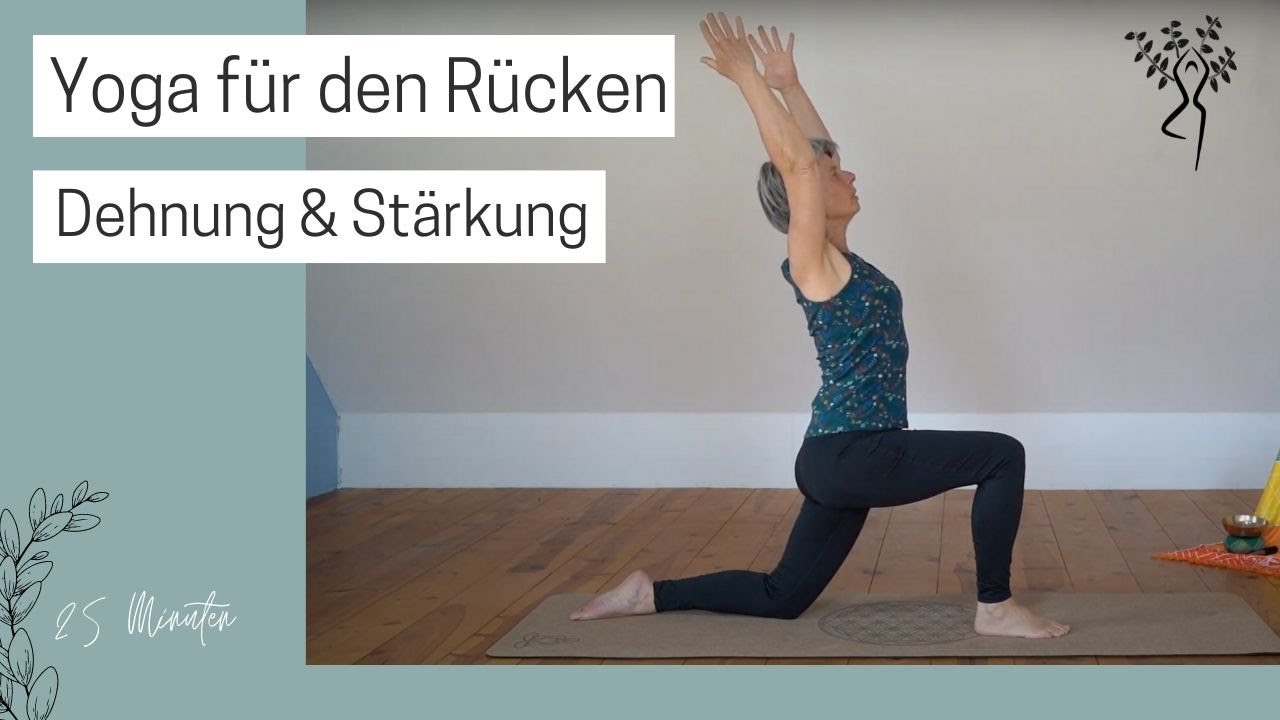 Yoga - Dehnen und Stärken I Yoga für einen entspannten Rücken I Rücken stärken I Anfänger geeignet