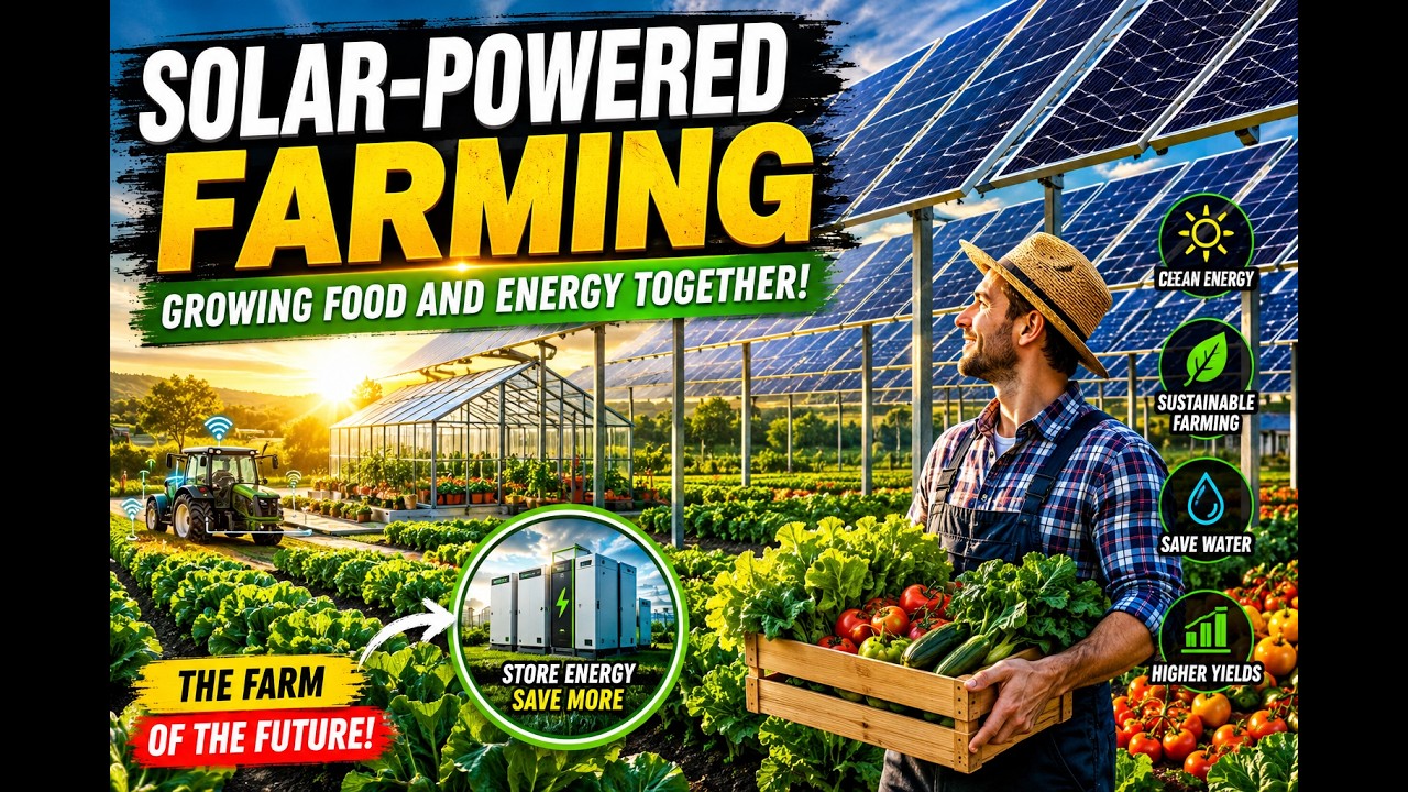 Solar-Powered Farming: Growing Food and Energy Together