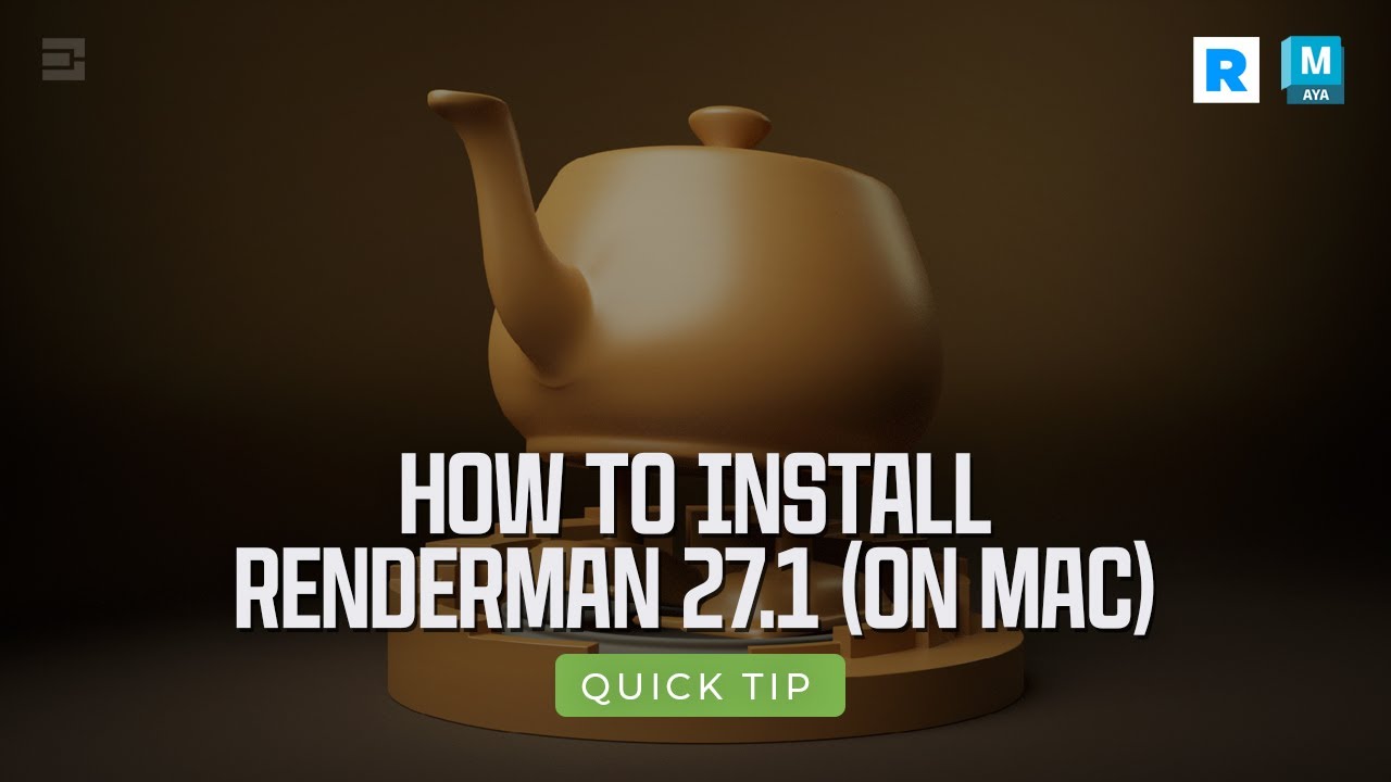 How to Install Renderman 27 for Mac (Maya 2026)