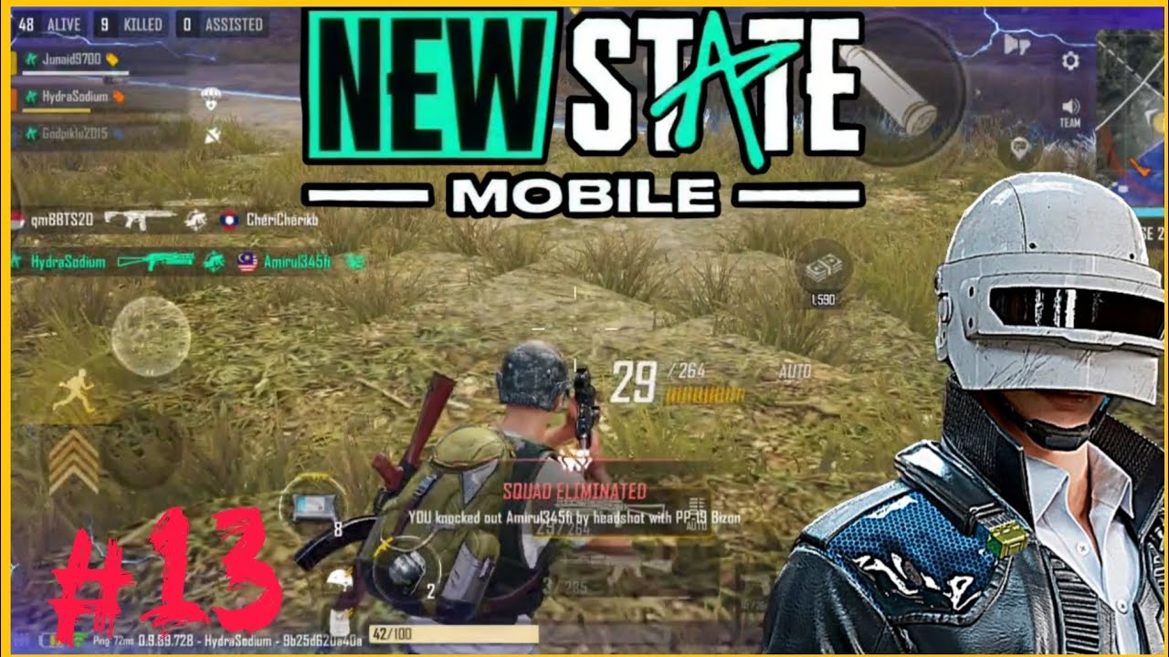 New State Mobile Gameplay #13 🔥 Solo Match | Chicken Dinner 🏆 | High Kill Clutch 
