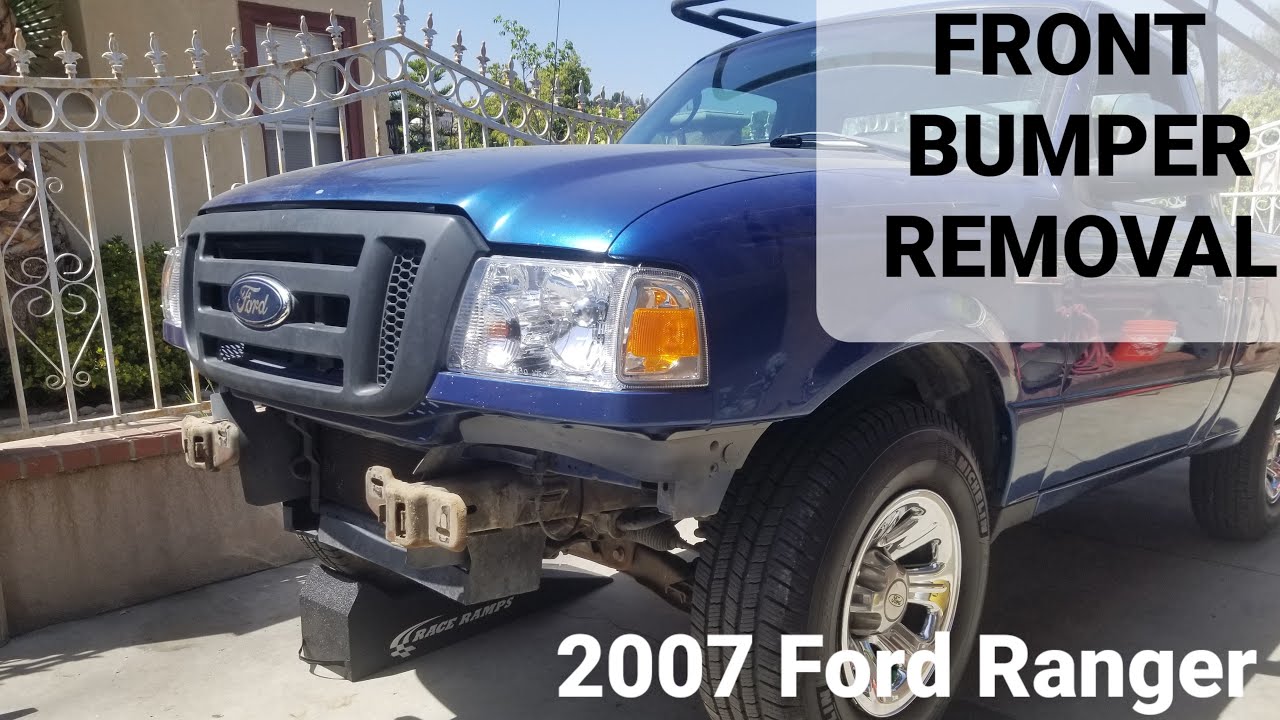 Front Bumper REMOVAL Ford Ranger (2007-2011)