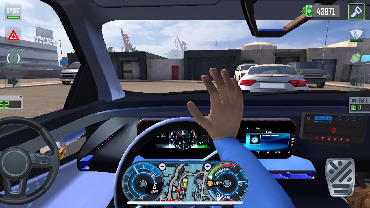 Next-Gen Taxi Game 2025 &ndash; Electric Sedan Driving Simulator on iOS