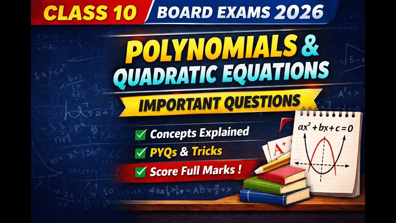 Class 10 Maths – Fast Revision | All Concepts