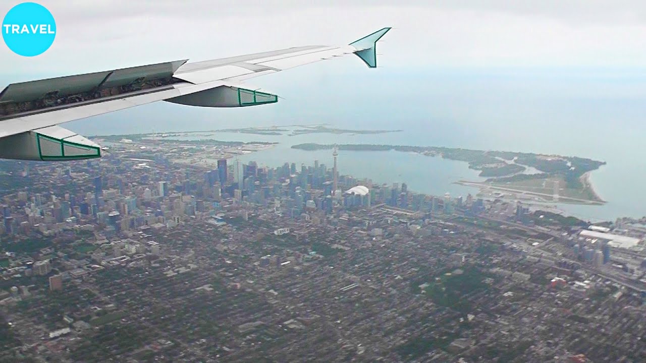 Air Canada A320 Beautifully Scenic Landing at Toronto Pearson Airport!