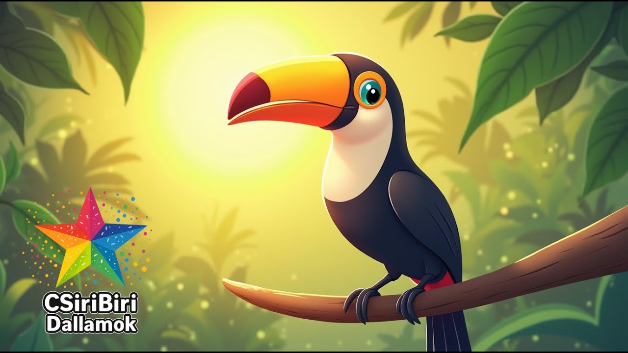 Tuk&aacute;n Dal 🦜 | Vid&aacute;m gyerekdal az esőerdőből