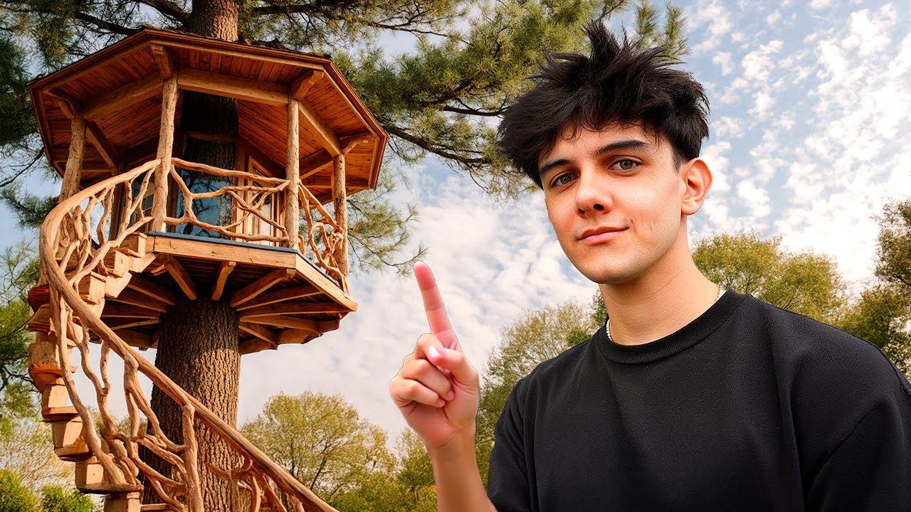 Pase 24 HORAS en una Casa del Arbol🏡