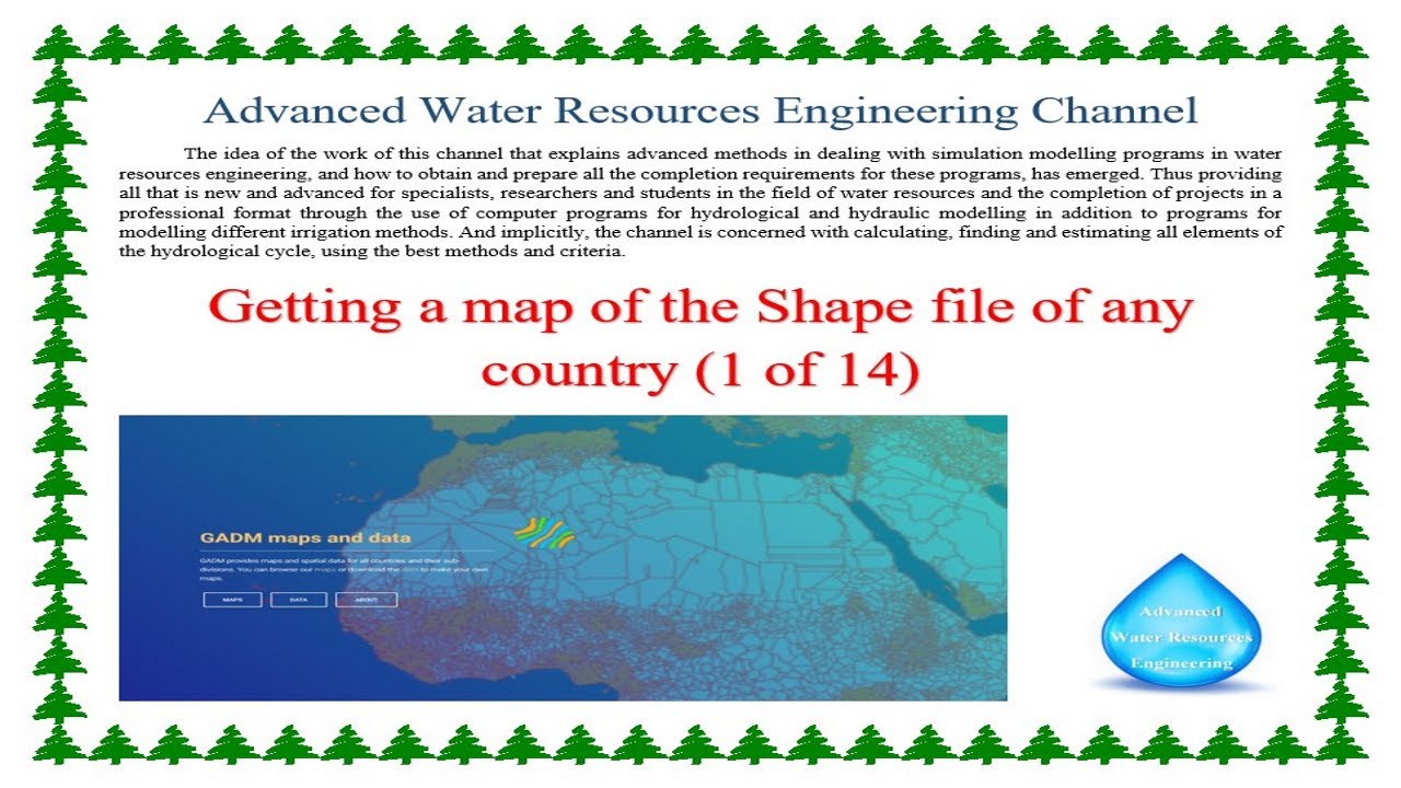Getting a map of the Shape file of any country 1 of 14