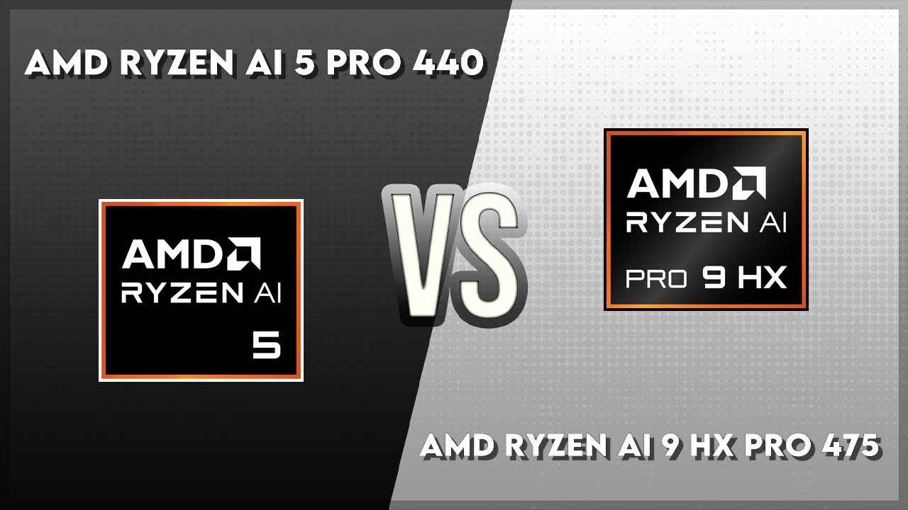 AMD Ryzen AI 5 Pro 440 vs AMD Ryzen AI 9 HX Pro 475 Technical Comparison