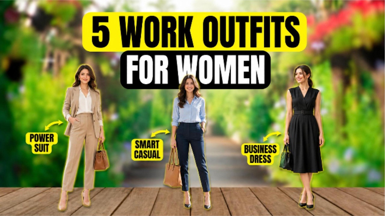 5 Professional Work Outfits for Women