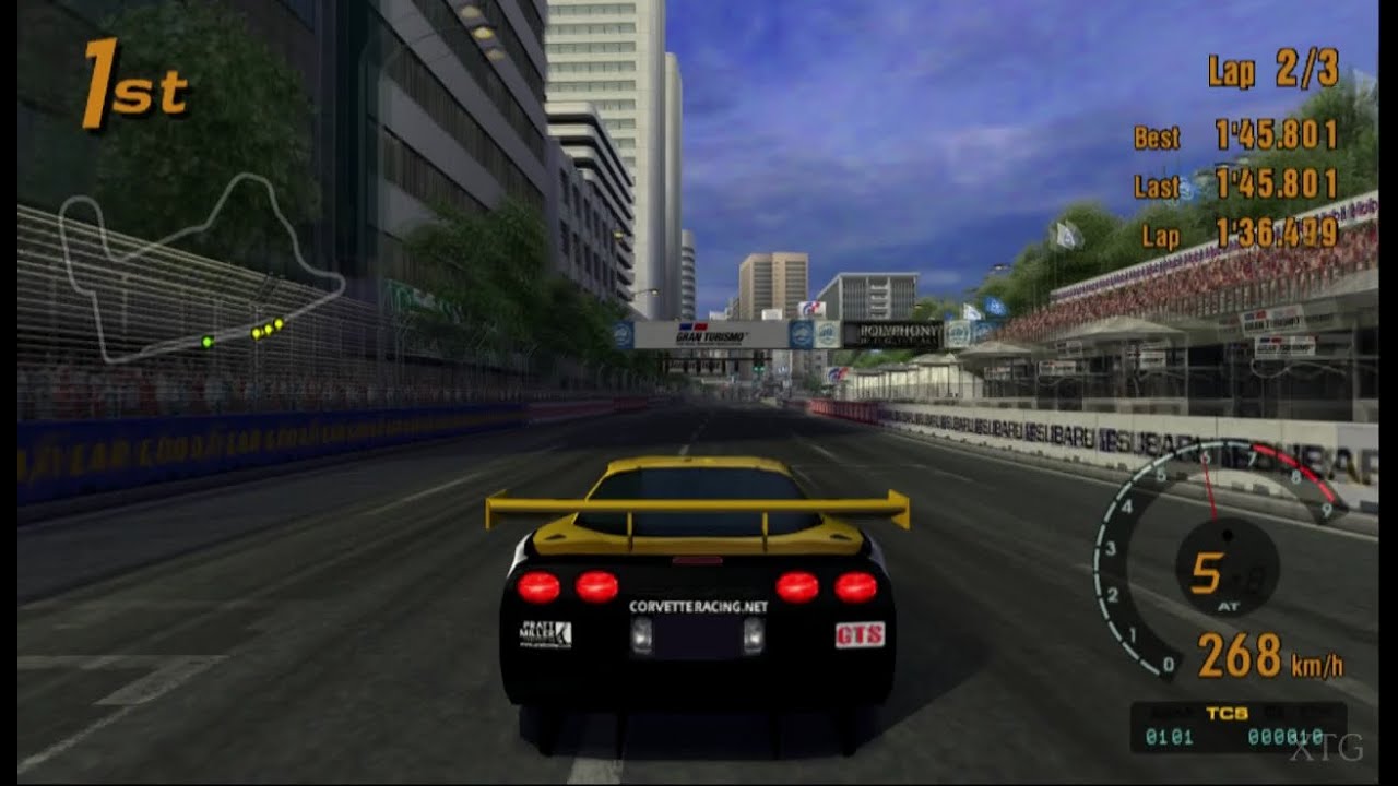 Gran Turismo Concept 2002 Tokyo-Geneva - Chevrolet Corvette C5R PS2 Gameplay HD