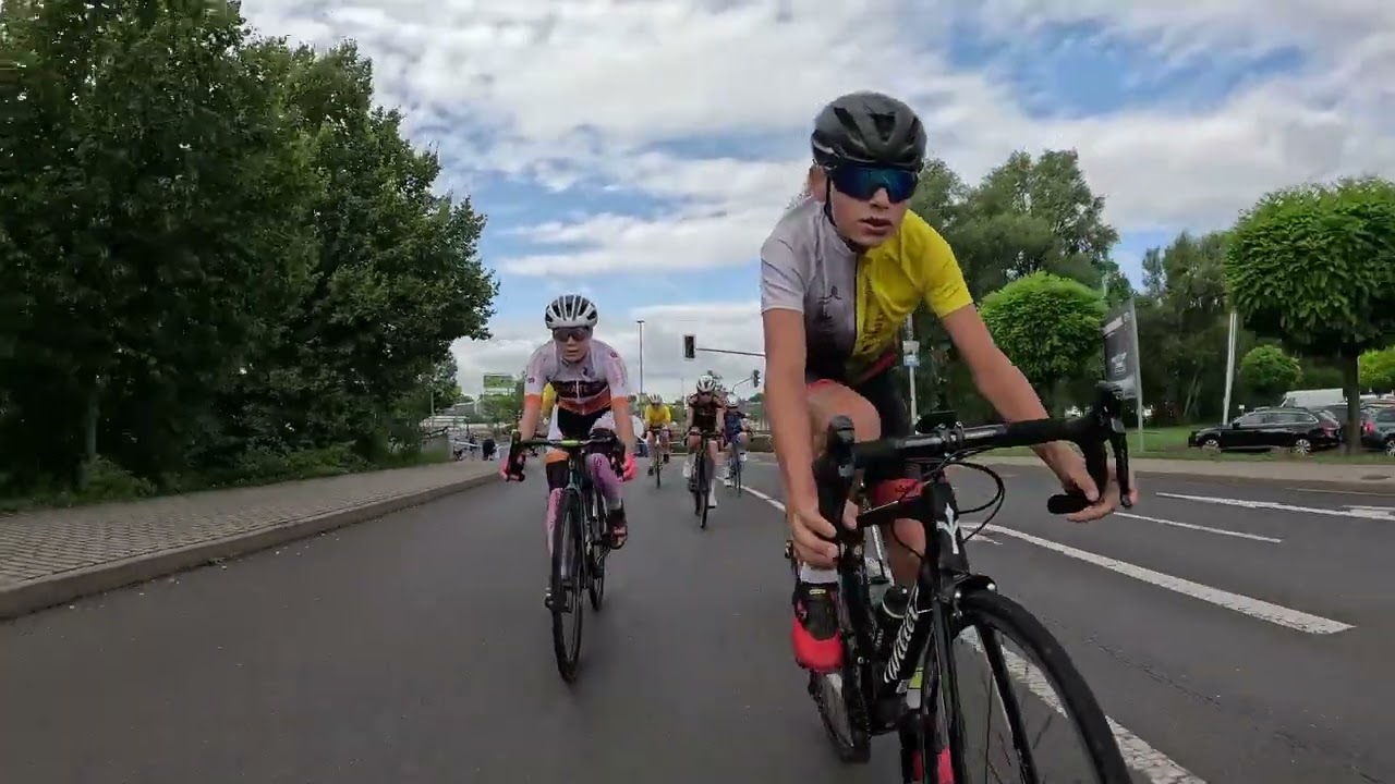 TEC Kriterium Erfurt- Onboard bei der U13- 2024-Radrennen