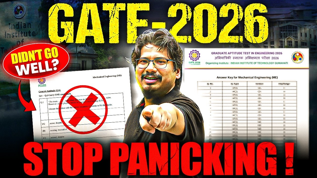 GATE-2026 Gone Bad ? | What Next ? | #GATE2026 #GATE2027