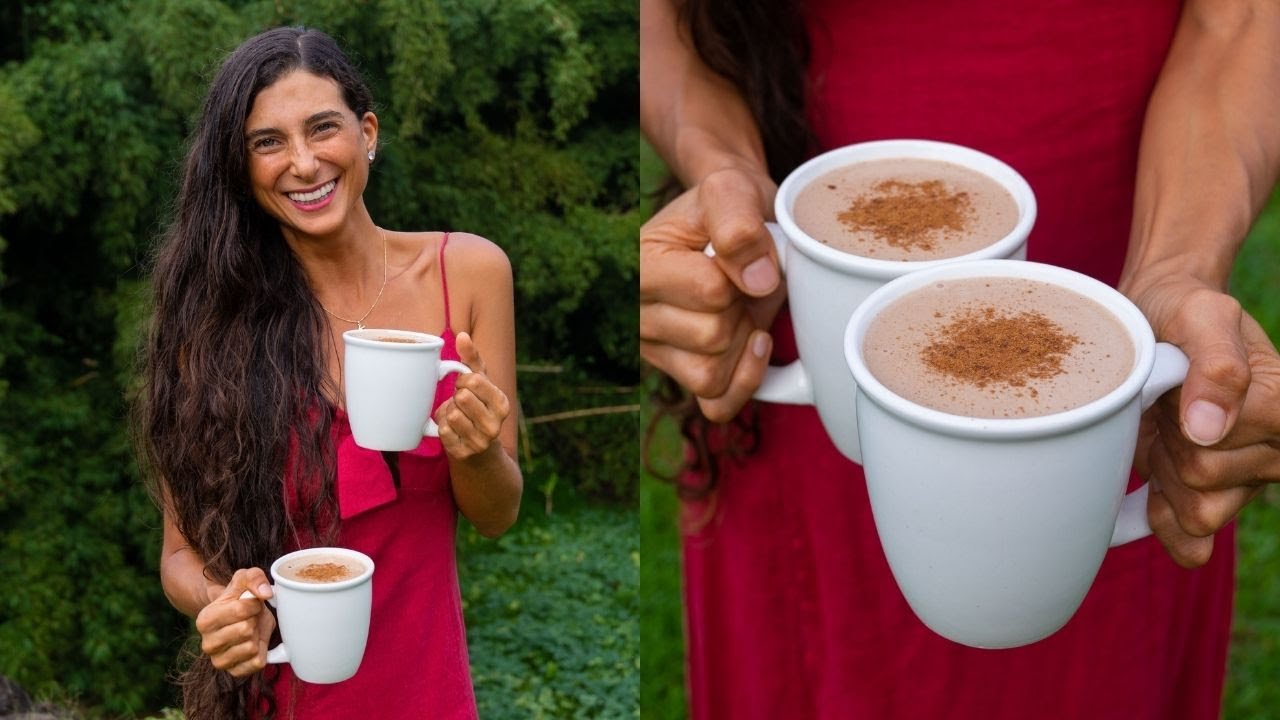 Best Vegan Eggnog Recipe + Peppermint Hot Chocolate Recipe 🥛Easy, Homemade, & Dairy-free 🎁