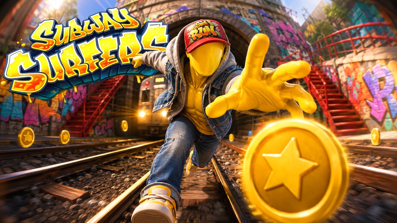 🚇 Subway Surfers Run | 4K Immersive Interactive Warm up |  |Viral Challenge | Fun Workout |