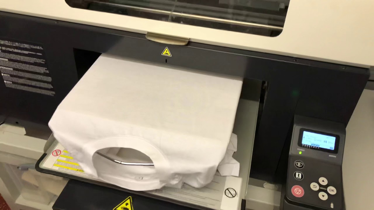 Brother GT3 DTG Printer in action