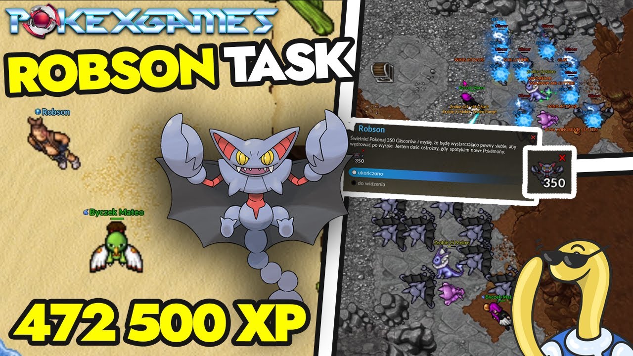Robson Task - 80lvl+ 472500 EXPA - PokeXGames | PxG - Overview PL