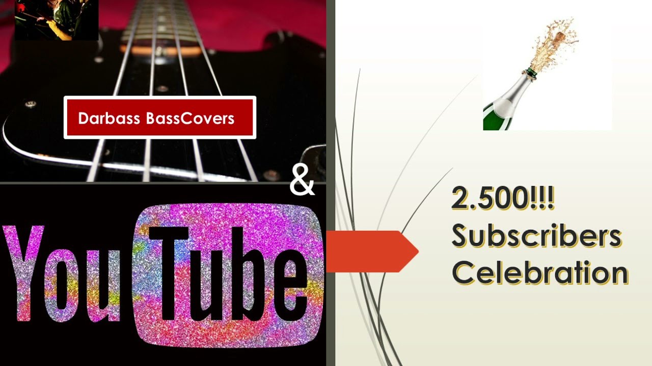 Празднование 2500 подписчиков - Darbass BassCovers 🎸