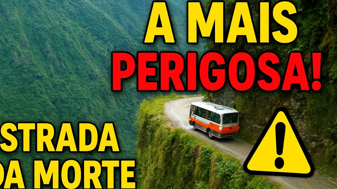 😱 A Estrada da Morte na Bolívia – A Mais Perigosa do Mundo!