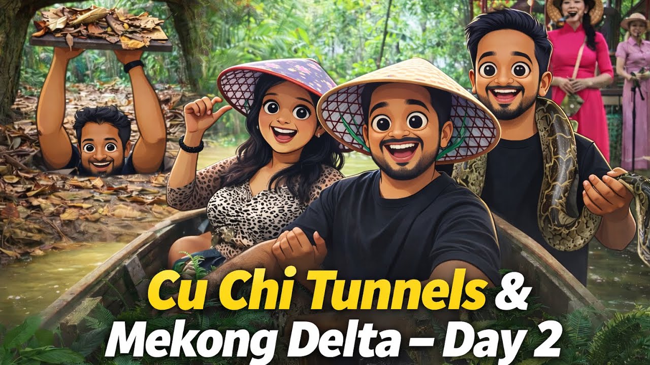 Vietnam series 🇻🇳 | Day 2 | Cu Chi Tunnels and Mekong Delta