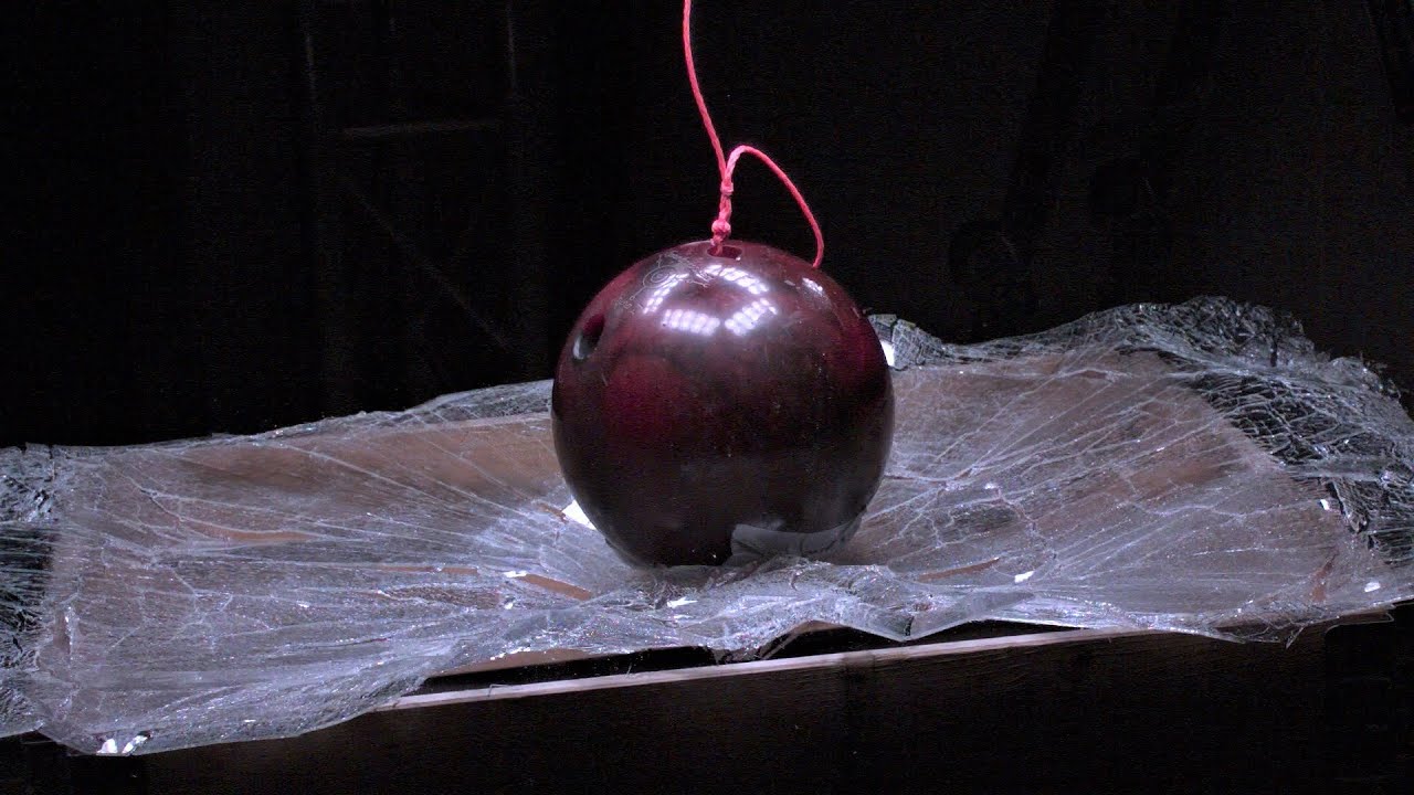 Bowling Ball Vs. Tempered Glass at 330 000 fps | Chronos Ring Show is BACK!