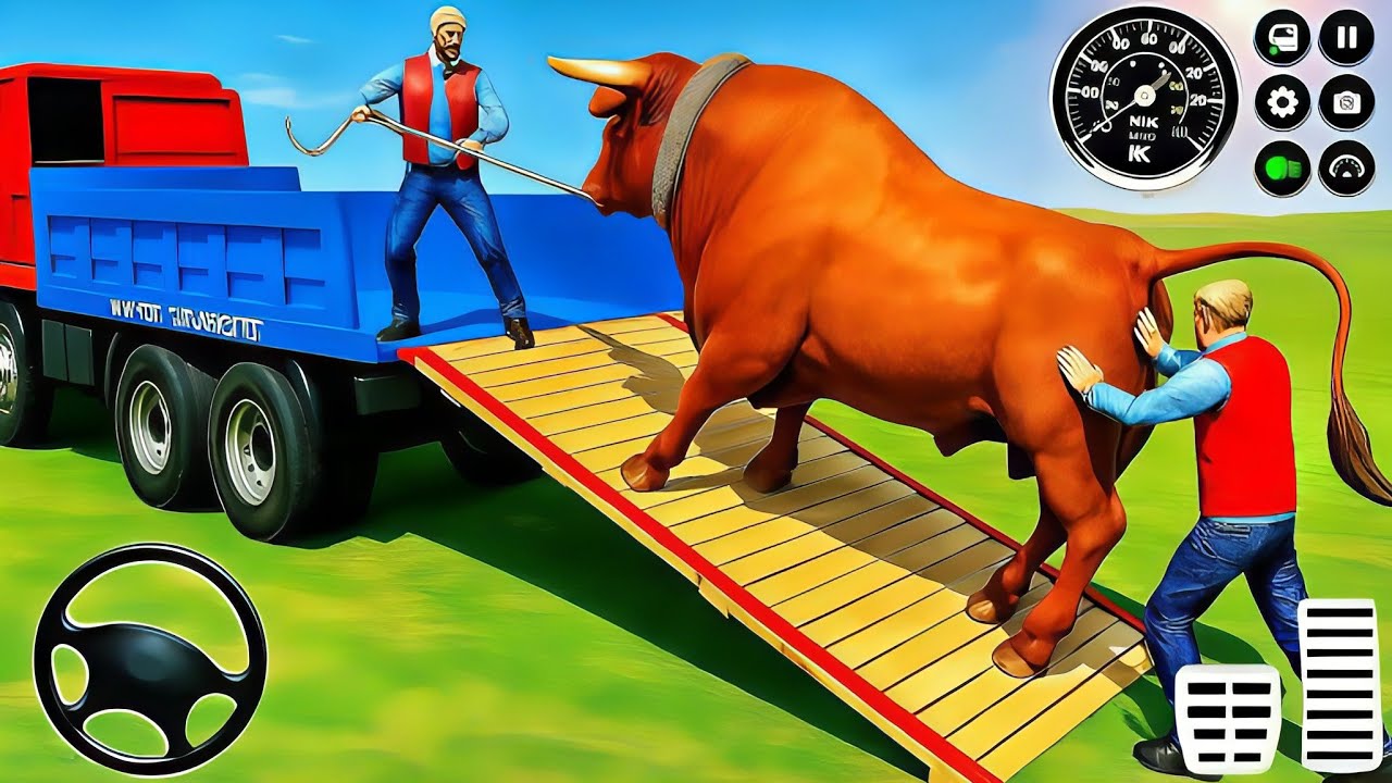 Farm Animal Truck Transport Simulator Game - Animal Cargo Truck Driving Games 3D - Android Gameplay 