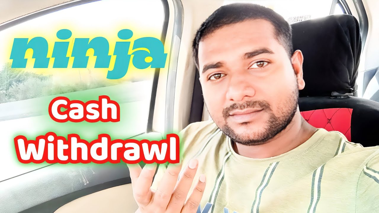 How To Withdrow Money From Ninja Food delivery Application