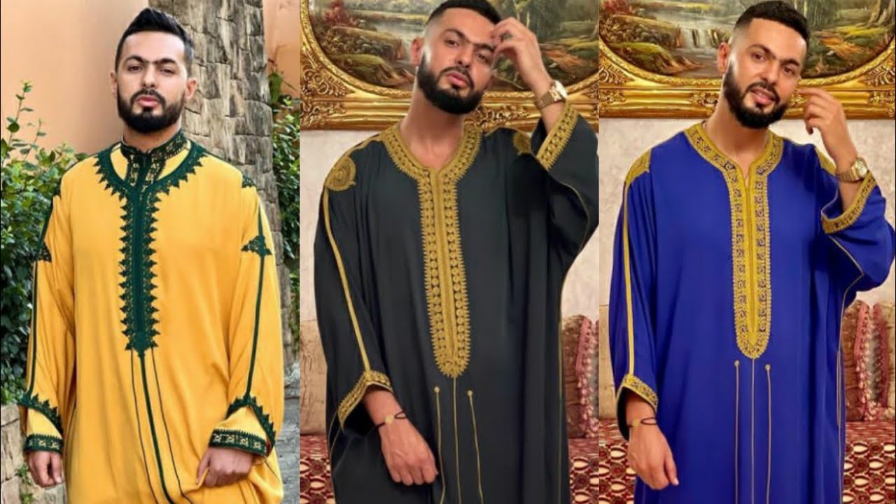 أناقة اللباس التقليدي المغربي للرجال 🧥قندورة/جلابة /جابدور  2022👍❤#marocaine#fyp
