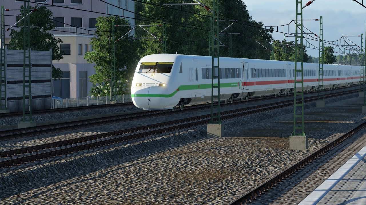 Transport Fever 2 ICE 2| Cab View - Mitfahrt | High Speed Stations and Network Merging