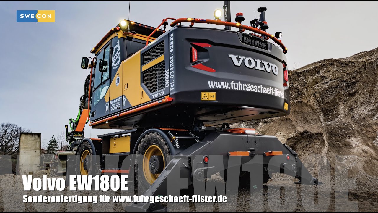 Volvo EW180E... Sonderanfertigung f&uuml;r Firma Flister.