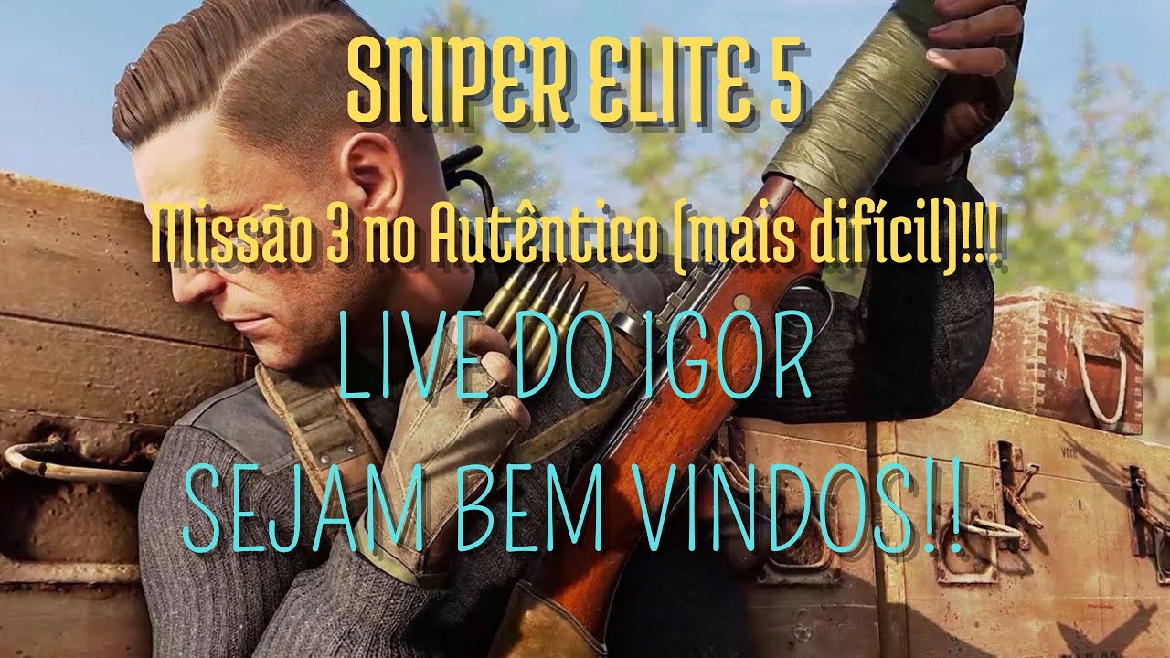 Sniper Elite 5 DLC Missão Kraken Desperta no Autêntico!
