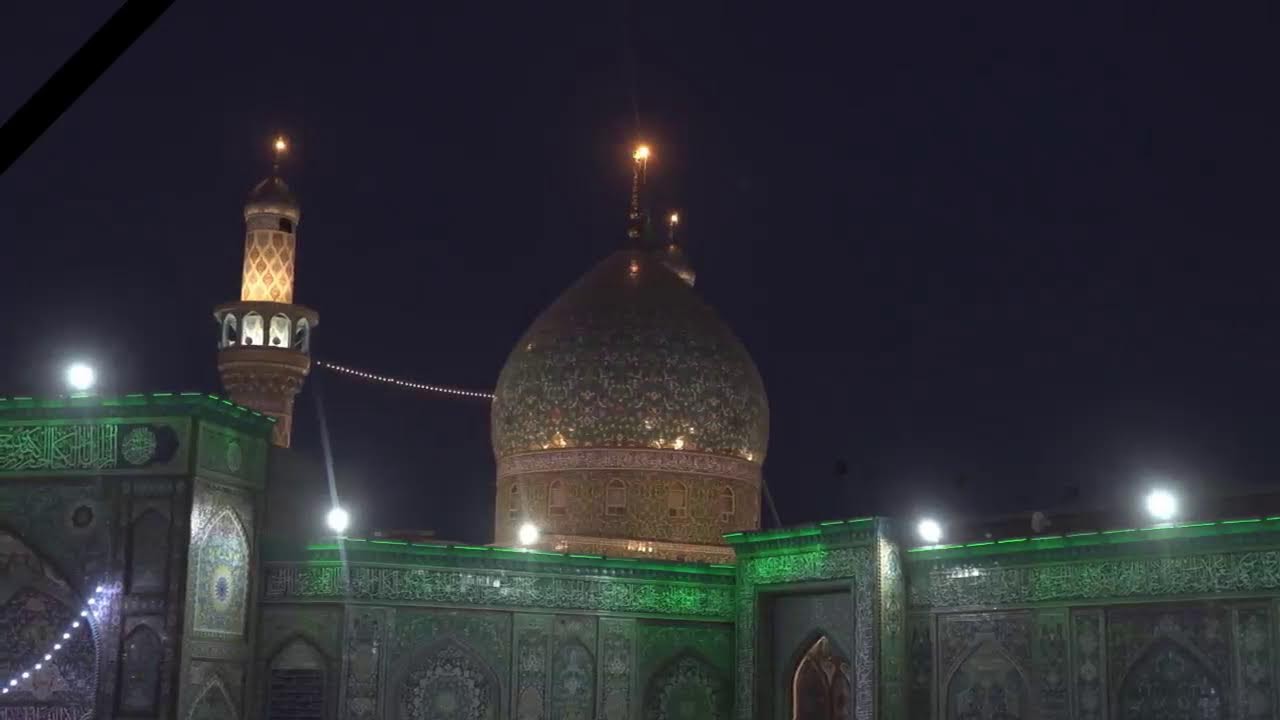 القرآن الكريم واذان المغرب من المرقد الشريف