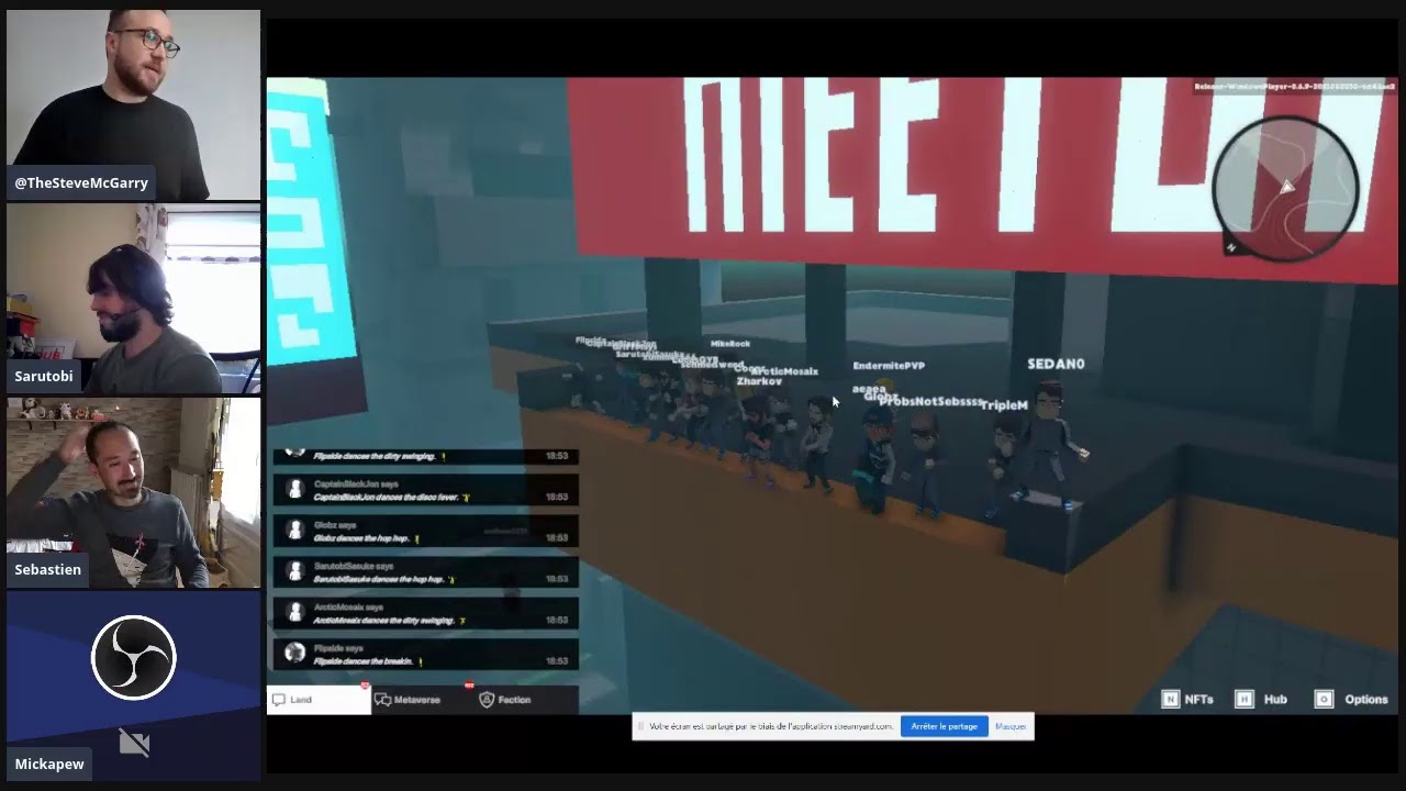 SandStorm Meetup INSIDE Sandbox w/ YGG
