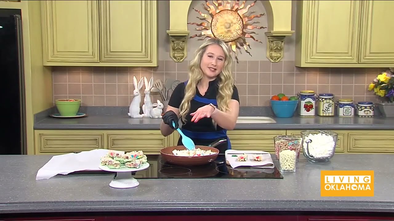 Joie of Baking - Lucky Charms Rice Krispie Treats