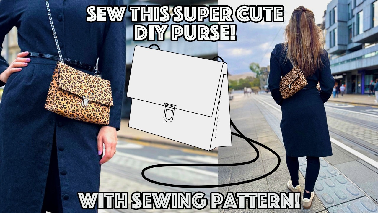 How To Make a DIY Chanel Style Purse (Handbag) With Sewing Pattern!