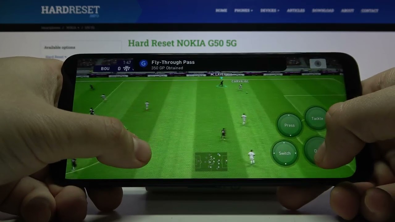 Test Game Pro Evolution Soccer on NOKIA G50 5G | Qualcomm SM4350  | 4GB RAM | Gameplay - FPS Check