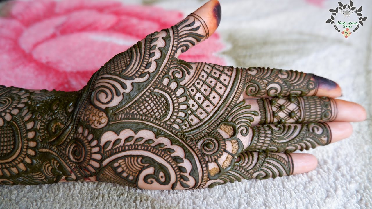 Beautiful Full Hand Peacock Mehndi Design | Full Hand Bridal Mehndi Designs | Easy Peacock Mehndi