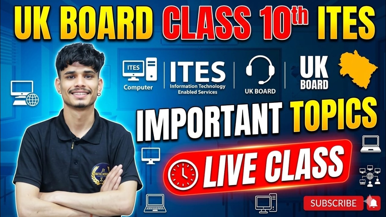 Uk board Class 10th ITES / #ukboard