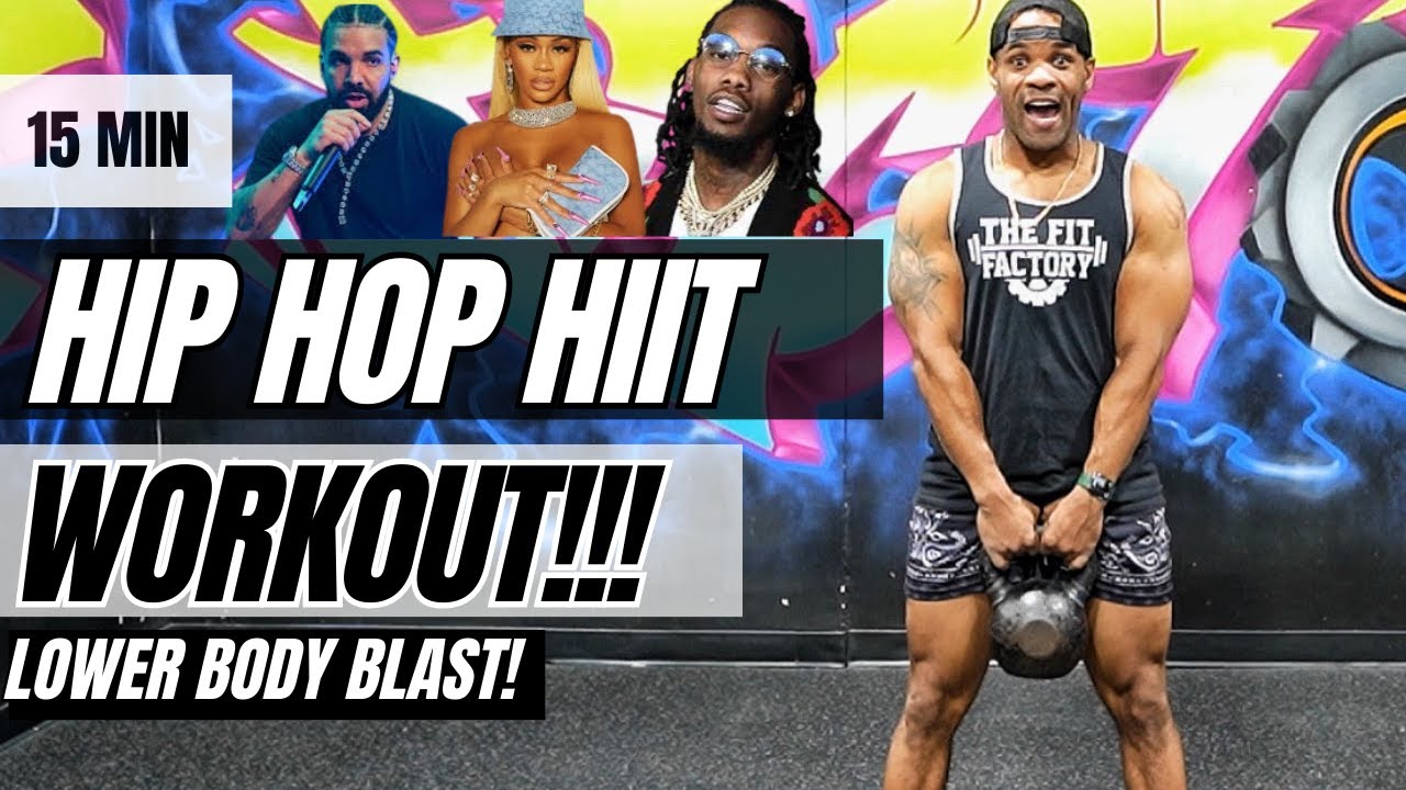 15 Min Hip Hop  HIIT Home Workout | Lower Body Blast