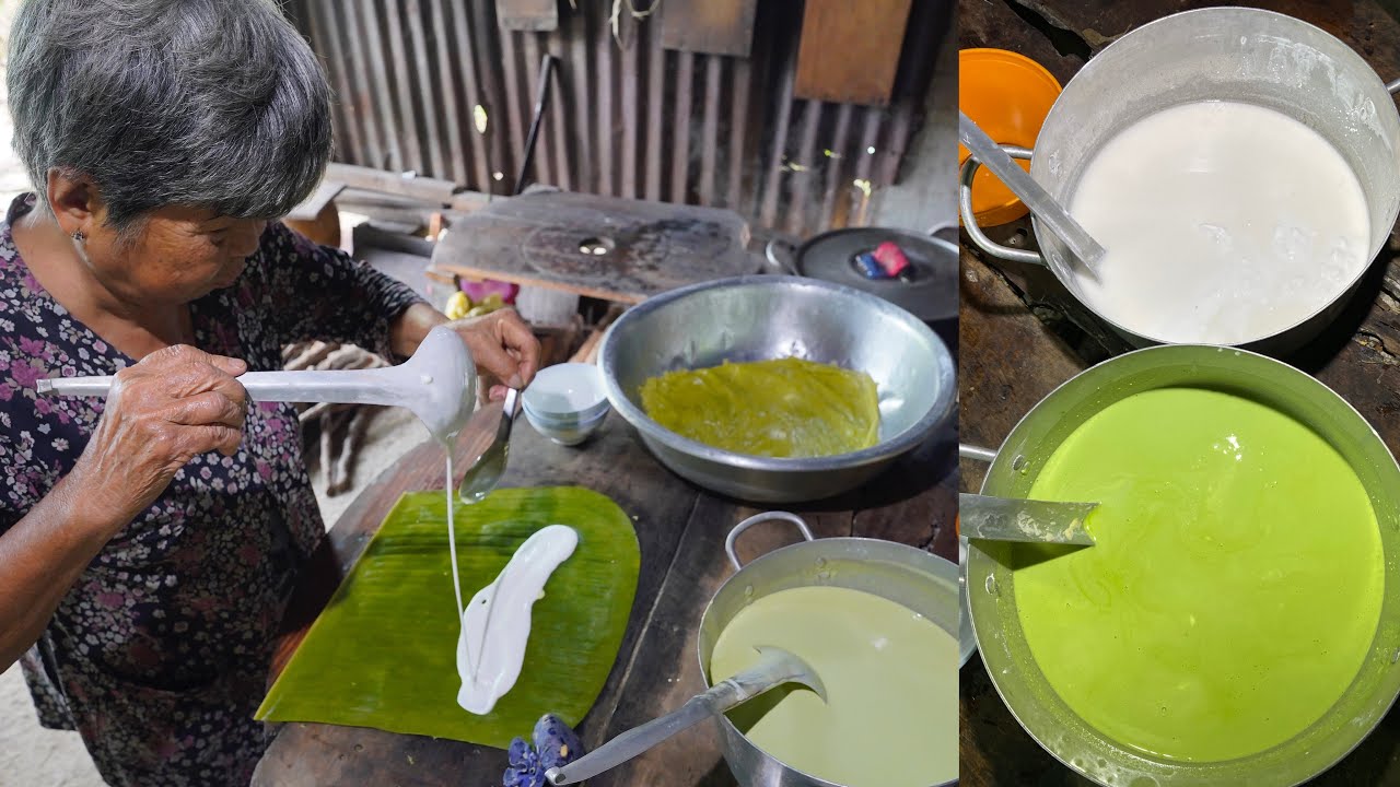 Kỳ lạ món bánh mỏng như lá chuối, nhìn vào không ai biết là món bánh gì