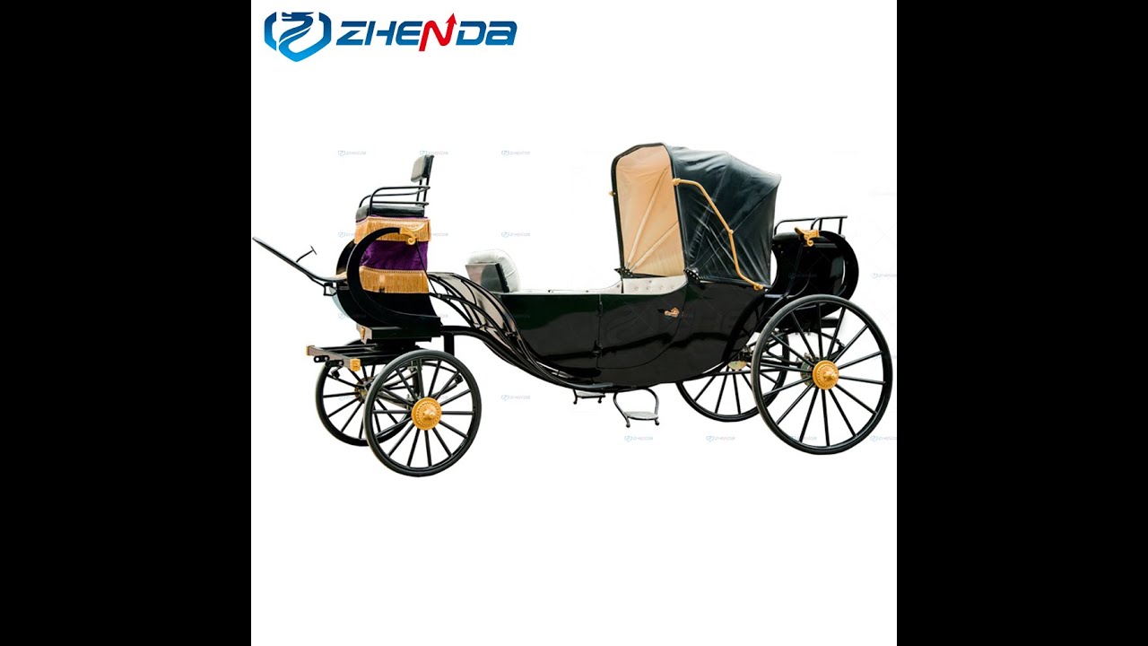 Popular Hot Sell Cinderella Pumpkin Horse Carriage Carts for Sale / Wedding Horse Carriage for Sale