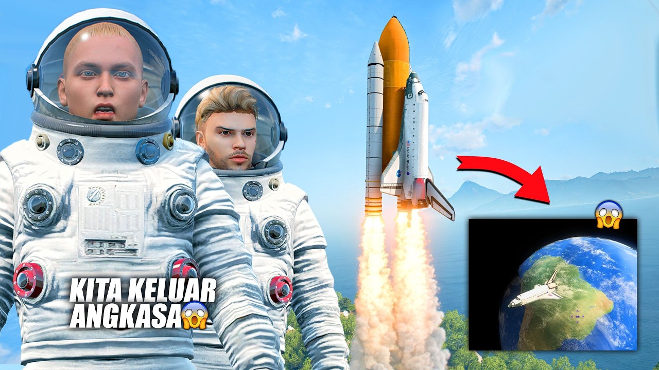 MISI KEI TERBANG KE BULAN LUAR ANGKASA DIMULAI - GTA 5 ROLEPLAY