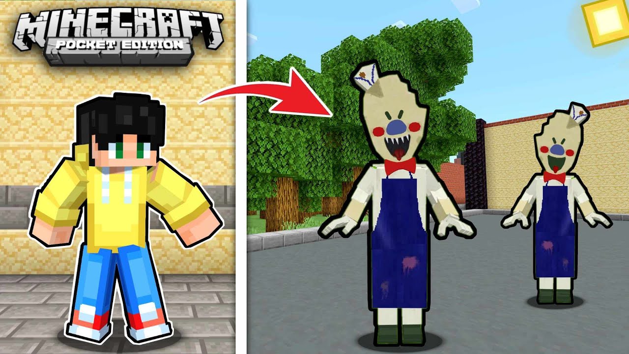 MONSTER EVIL ICE CREAM GUSTO AKO KAININ at GAWING YELO sa UWU CITY sa Minecraft PE