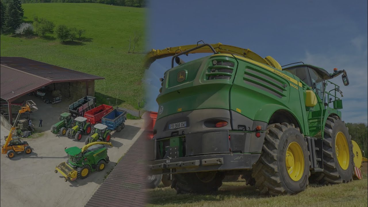 Ensilage d'herbe 2024 à L'Earl de la Guillotine!!