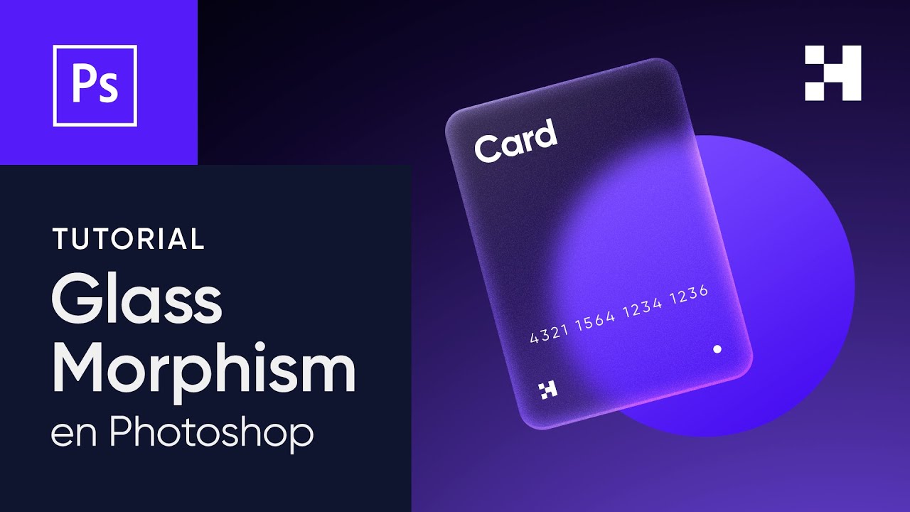¿Cómo hacer el efecto Glass Morphism en Photosohp? (Tutorial)