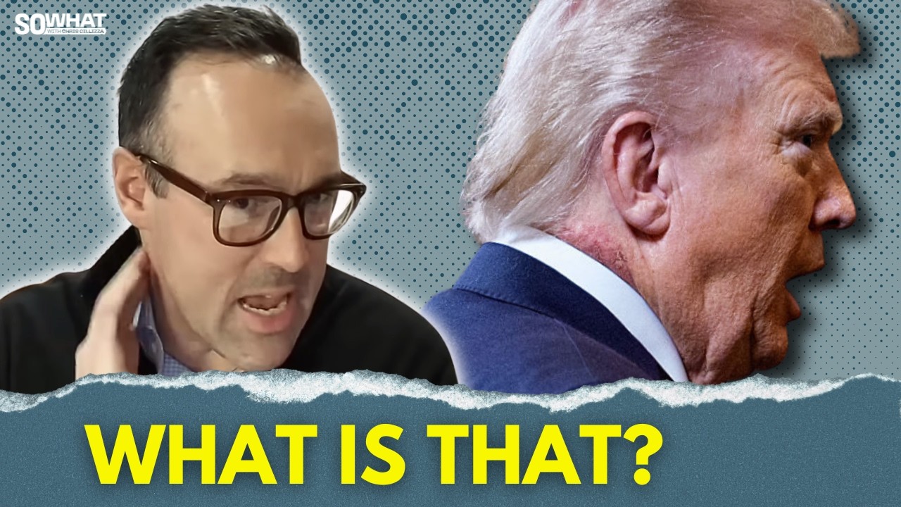 The White House Explains Trump&rsquo;s Mysterious Red Spot | Chris Cillizza
