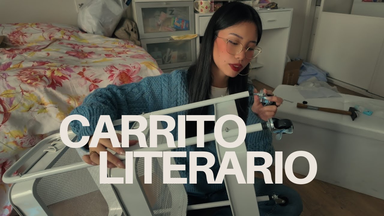 montando un CARRITO para mis LIBROS!! + actualización de mi vida :)