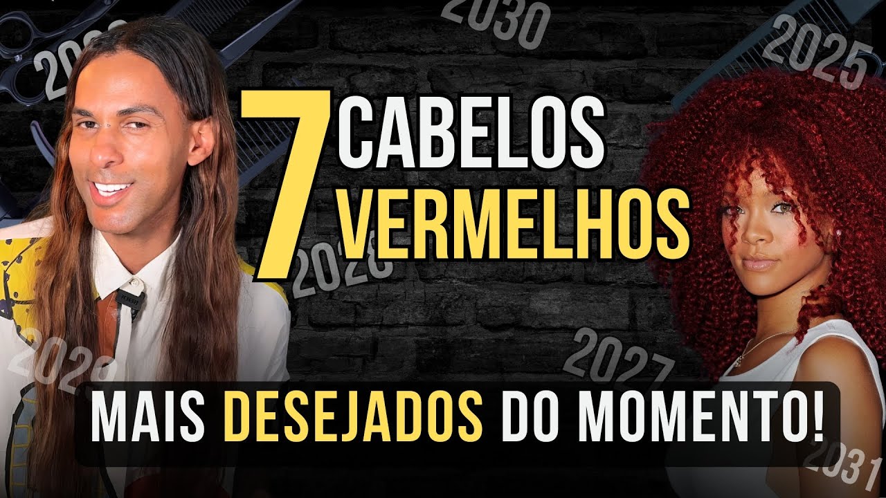 🔥 Os 7 Tons de Cabelo Vermelho Que São Tendência Agora – (ESCOLHA O SEU  )🔥